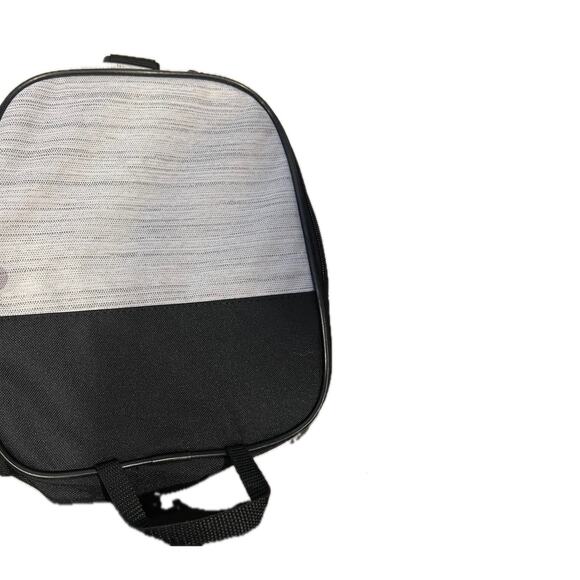 Adidas Defender Medium 20"x12"x10" White Black Duffel Bag - Picture 6 of 6